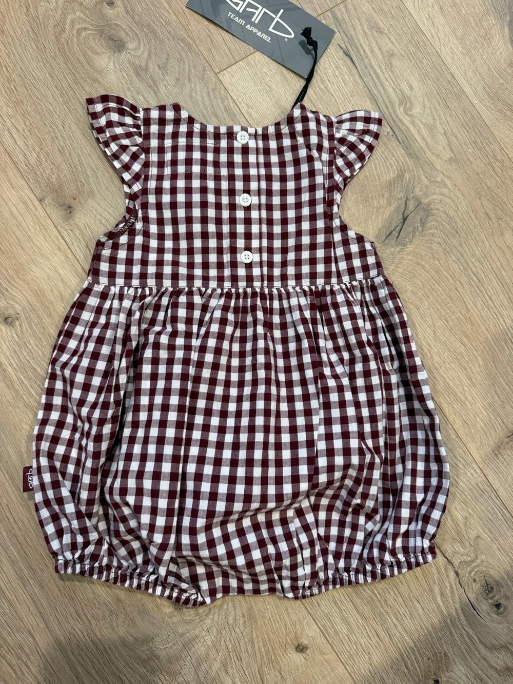 ASU gingham Romper - Picture 4 of 4